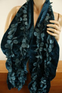 szalik  ozdobny  z welurem 0528822