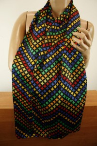 szalik  jedwabny mięsisty  0231651