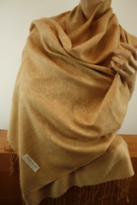 szal we wzory żakardowy wełenka pashmina  0510804 przejściowy 