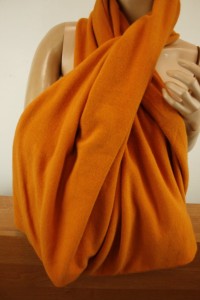 ciepły wełniany dzianinowy szal  podwójna dzianina  ITALY 05404209