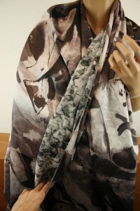 szal jedwab-wiskoza 2 stronny duży   0492233 