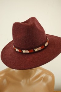kapelusz damski wełniany filcowy /  r.54-58 cm  /  LUNA ITALIA /  07809904