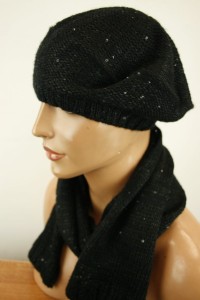 lekki komplet ażur czapka z z szalikiem/ 23650800
