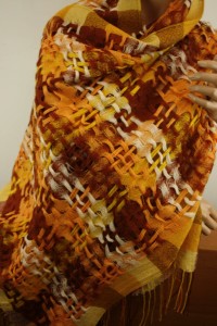 ciepły szal mereżka przestrzenny 01256650