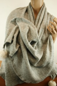 szal duży dzianinowy    0045008