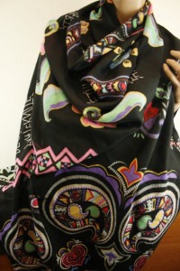 duży lekki szal pareo  00280461