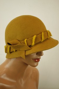 kapelusz 100% wełna filc od modniarki hand made 06506902 /  r.57-59