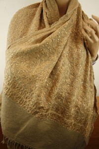 szal 100% wełna we wzory klasyczne PASSIGATTI  051160 ITALIA  