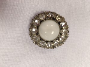 antyczna piękna przestrzenna  elegancka duża broszka 097007007