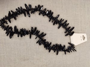 naszyjnik  korale  naturalne onyx  onyks 00215509 okazja  