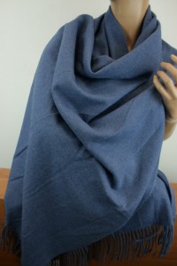 duży  miękki szal ciepły  z kaszmirem  00086902 jeans