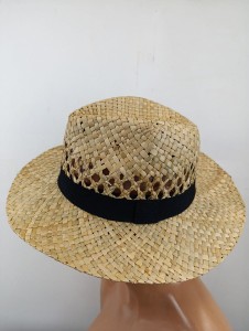 kapelusz ażur słomka lekka naturalna rozm. 53-58 cm  /  TM 0065204