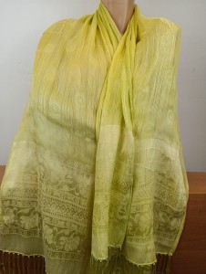 szal jedwabny żakardowy elegancki 902109952