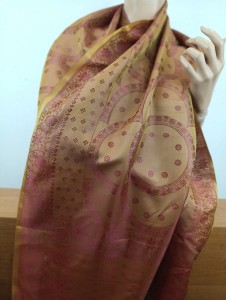 szal jedwabny żakardowy 9880115