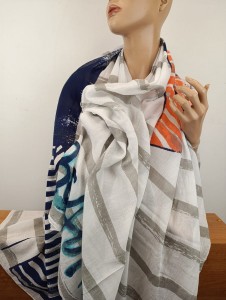 duży szal pareo  100% bawełna 90x180 cm / 0010666