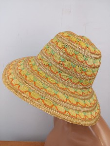kapelusz słomka naturalna rozm. 52-56 cm  /  słomka lekki / 038449