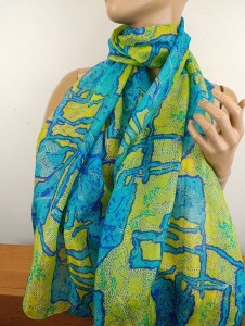 szal szalik  jedwabny  lekki   2231005