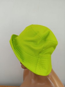 kapelusz bawełniany na podszewce baweł   r.55-57 cm  / 0719898 limonka