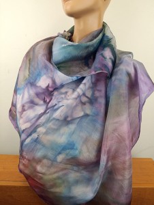 jedwabna apaszka  lekka 85x85 cm /100% jedwab 0407104