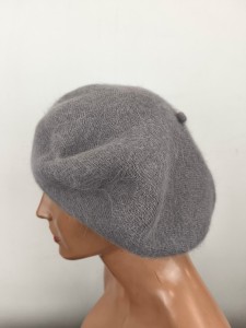   beret z angory podbity soft polarem wypełnienie   r.uni / AGA 1205418 popiel ciemna