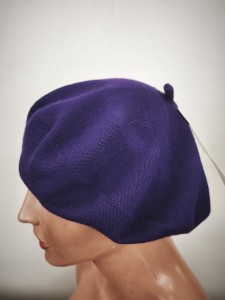 beret damski lekki  r.52-57/ MARTA 147461 fiolet