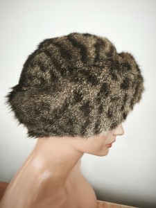 czapka futrzana futro naturalne 0022275 /  r.54-57 cm   