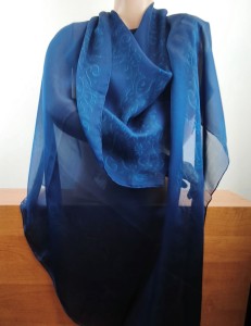 duża chusta jedwabna 130x130 cm / 0020025 butikdominiki.pl  