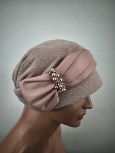 elegancka czapka damska turban  r.53-56 cm  AMAL  10180 