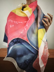 jedwabna apaszka  90x90 cm 0405001