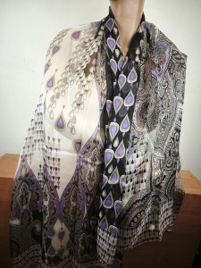 szal jedw/wiskoza   lekki   2231047 ozdobny 65x170 cm 