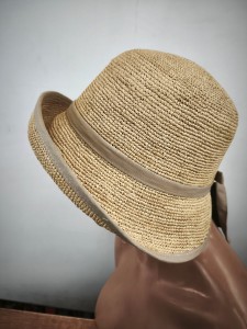 kapelusz do walizki rafia r.54-58  cm / ITALIA 02745688 hand made