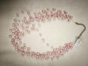 Korale PERŁY NATURALNE hodowlane 0311755 delikatny róż