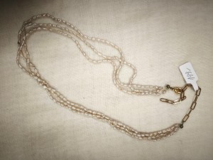 Korale PERŁY NATURALNE 0311784 ekri potrójne delikatne 