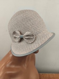 kapelusz do walizki r.53-58,5 cm  TM  SEEBERGER 7644441 puder róz kamienny