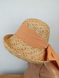 kapelusz do walizki rafia r.54-58 cm / 0277901 słomka naturalna ! 