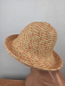 kapelusz do walizki rafia r.54-58 cm / 0277944 słomka naturalna ! 