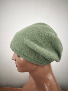 CZAPKA zimowa damska new wool nika NINA 0053181 zieleń groszek