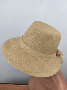 ultra lekki kapelusz do walizki słomka naturalna rafia   ITALIA  GIANNA  / 0074918 /   r.54-58 cm / beż KCZ