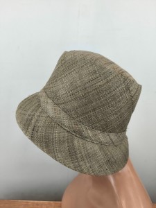 ultra lekki kapelusz do walizki słomka naturalna rafia   ITALIA  GIANNA  / 0074917 /   r.56-58 cm / szaro oliwkowy