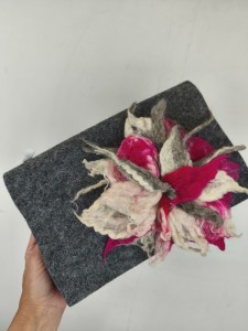 kopertówka torebka filcowa wełniana hand made   0269805 