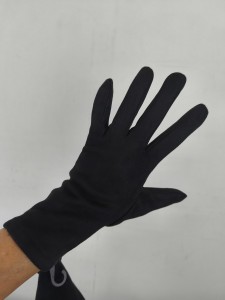  rękawiczki  cieplejsze mięciutkie z kutnerkiem  ZK- 0377051 czarne 