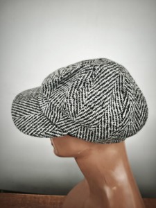 kaszkiet  wełniany /  r.53-57 cm  /    0044104 jodełka  