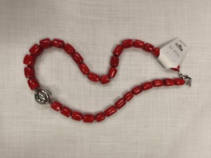 duże  korale koral naturalny czerwony bordo  00215992