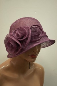 kapelusz wizytowy elegancki laura fioleto-róż 12429 butikdominiki.pl