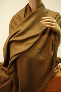 szal  duży  80x180 cm MJW 0054291 butikdominiki.pl  brąz