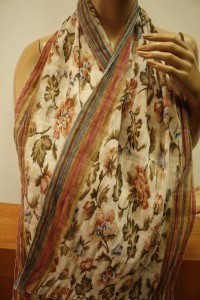 szal strukturalny kwiatowy MR 0222889 