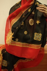 duży szal pareo 120X160 cm / 001077