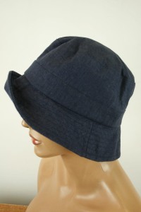 kapelusz lniany len natural  na podszewce  r.52-56 cm  / 07198015
