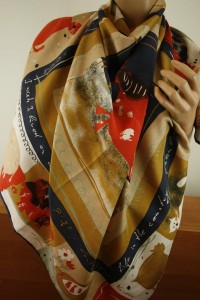 jedwabna apaszka  85x85 cm 04072099